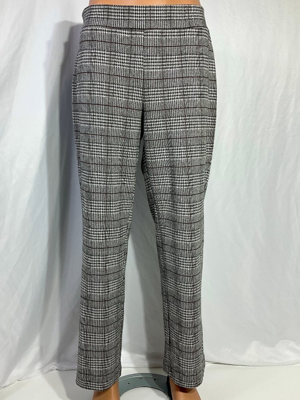 Time and Tru Xz XXL (20) Plaid / Houndstooth Knit Pants 3/$14 Womens - Picture 2 of 13